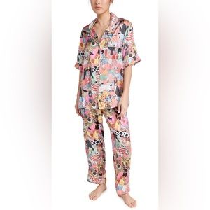 Karen Mabon Fancy Dress Cats Pajama Set NWT size Small